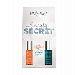 BEAUTY SECRET PACK — Ночной крем с ретинолом cream 50 мл + интеллектуальный крем с витамином с vita c splendor + gps cream 50 мл LeviSsime, набор