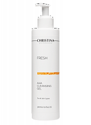 Christina Fresh AHA Cleansing Gel for all skin types – Очищающий гель с фруктовыми кислотами для всех типов кожи, 300 мл