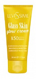 GLASS SKIN SPF50 GLOW CREAM — Крем солнцезащитный антиоксидантный для лица с эффектом glass skin LeviSsime, 50 мл