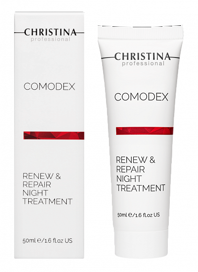 Christina Comodex Renew & Repair Night Treatment – Ночная обновляющая сыворотка-восстановление, 50 мл