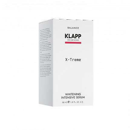 KLAPP X-TREME Осветляющая сыворотка, 30 мл