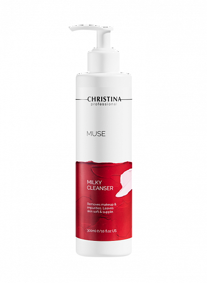 Christina Muse Milky Cleanser - Очищающее молочко с экстрактом розы, 300 мл