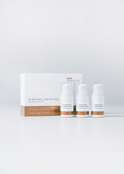 Skin Synergy КРЕМ-ПИЛИНГ «6-РЕТИНОЛ» 6-RETINOL CREAM-PEEL, 3 × 5 мл