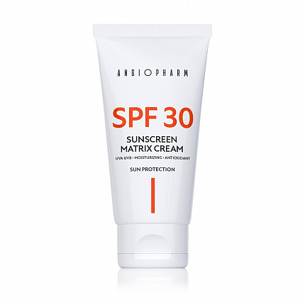 Солнцезащитный крем SPF30 III АНГИОФАРМ, 50 мл