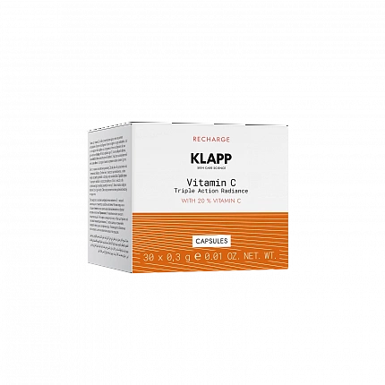 KLAPP RECHARGE Капсулы Triple Radiance Vitamin C 20%, 30 капсул, 1 шт