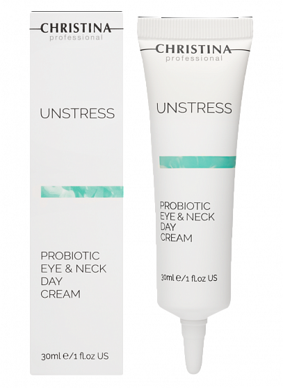 Christina Unstress Probiotic Day Cream Eye & Neck SPF 12 – Дневной крем для кожи вокруг глаз и шеи SPF 12, 30 мл