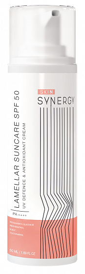 Skin Synergy СОЛНЦЕЗАЩИТНЫЙ КРЕМ СПФ 50 LAMELLAR SUNCARE SPF 50, 50 мл