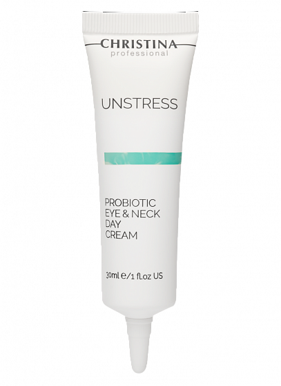 Christina Unstress Probiotic Day Cream Eye & Neck SPF 12 – Дневной крем для кожи вокруг глаз и шеи SPF 12, 30 мл