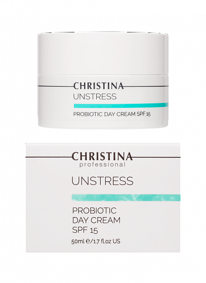 Christina Unstress Probiotic Day Cream SPF 15 – Дневной крем с пробиотическим действием SPF 15, 50 мл