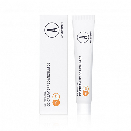 СС крем SPF 30 medium 02 АНГИОФАРМ, 7 мл