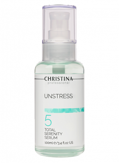 Christina Unstress Total Serenity Serum – Успокаивающая сыворотка «Тоталь» (шаг 5), 100 мл
