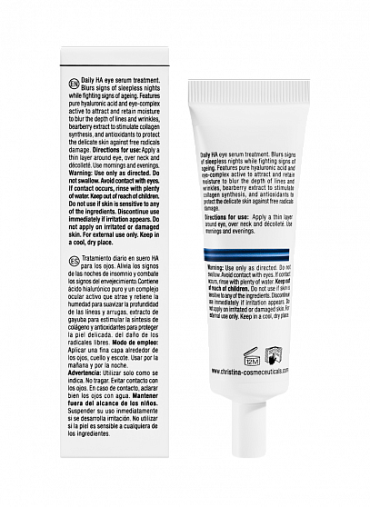 Christina Line Repair Hydra Ha Eye & Neck Serum – Сыворотка для кожи вокруг глаз и шеи с гиалуроновой кислотой, 30 мл