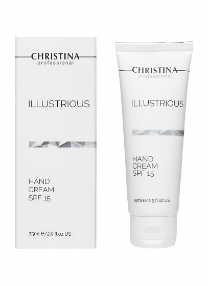Christina Illustrious Hand Cream SPF 15 – Защитный крем для рук SPF 15, 75 мл