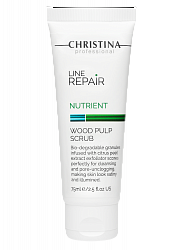 Christina Line Repair Nutrient Wood Pulp Scrub – Скраб с частицами коры цитрусовых, 75 мл