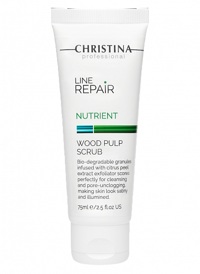 Christina Line Repair Nutrient Wood Pulp Scrub – Скраб с частицами коры цитрусовых, 75 мл