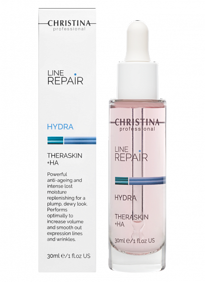 Christina Line Repair Hydra Theraskin+Ha – Регенерирующие увлажняющие капли с гиалуроновой кислотой «Тераскин», 30 мл