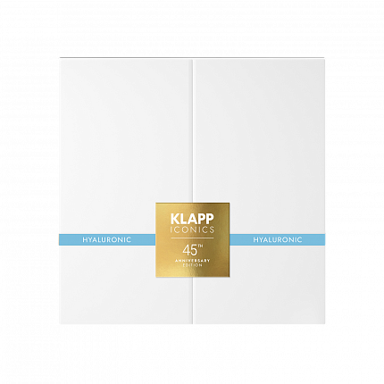 KLAPP Подарочный набор Iconics Hyaluronic (крем для лица 50 мл, бустер 20 мл), 1 шт