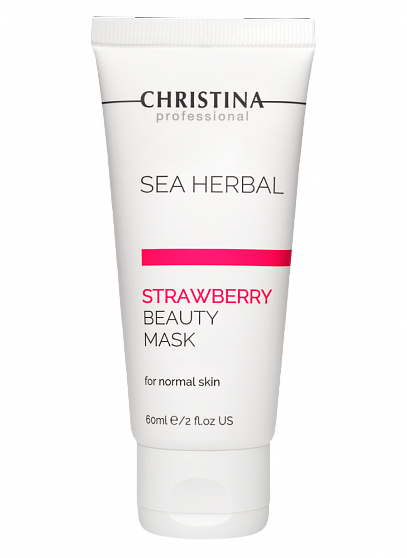 Christina Sea Herbal Beauty Mask Strawberry for normal skin – Маска красоты для нормальной кожи «Клубника», 60 мл