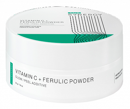 Skin Synergy ПУДРА С ВИТАМИНОМ С И ФЕРУЛОВОЙ КИСЛОТОЙ VITAMIN C + FERULIC POWDER, 50 г
