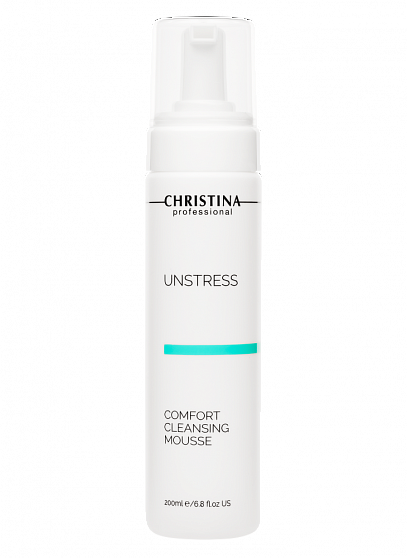 Christina Unstress Comfort Cleansing Mousse – Очищающий мусс-комфорт, 200 мл