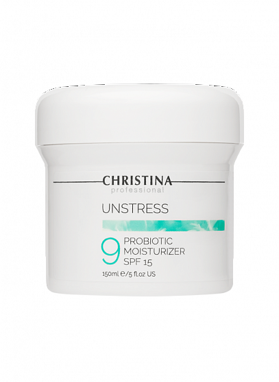 Christina Unstress Probiotic Moisturizer SPF 15 – Увлажняющий крем с пробиотическим действием SPF 15 (шаг 9), 150 мл