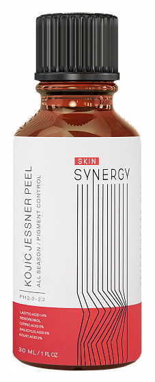 Skin Synergy ПИЛИНГ ДЖЕССНЕРА С КОЙЕВОЙ КИСЛОТОЙ KOJIC JESSNER PEEL, 30 мл