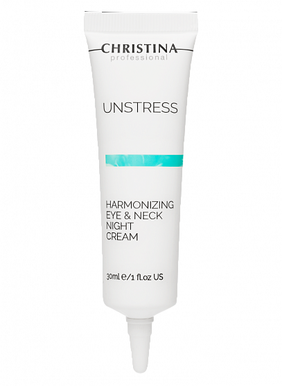 Christina Unstress Harmonizing Eye & Neck Night Cream – Ночной крем для кожи вокруг глаз и шеи, 30 мл