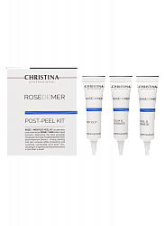 Christina Rose de Mer Post Peel Kit – Набор для постпилингового ухода, 3 × 15 мл