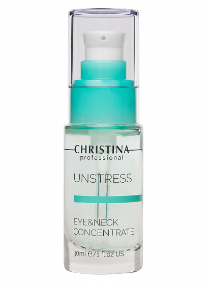Christina Unstress Eye & Neck Concentrate – Концентрат для кожи вокруг глаз и шеи, 30 мл
